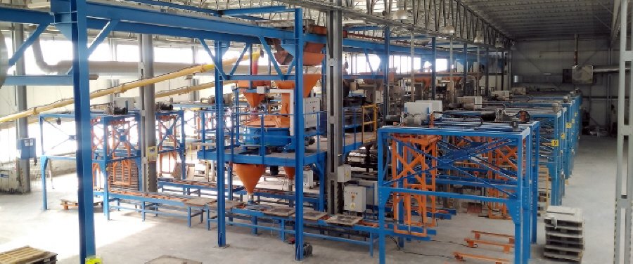 Máquinas MIKON para la producción de elementos de construcción prefabricados 03