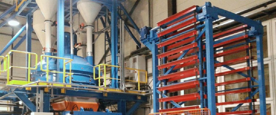 Máquinas MIKON para la producción de elementos de construcción prefabricados 04